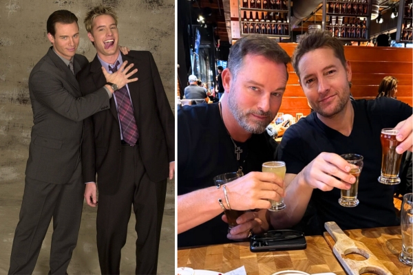 Days of Our Lives vet Eric Martsolf with close friend and former co-star Justin Hartley