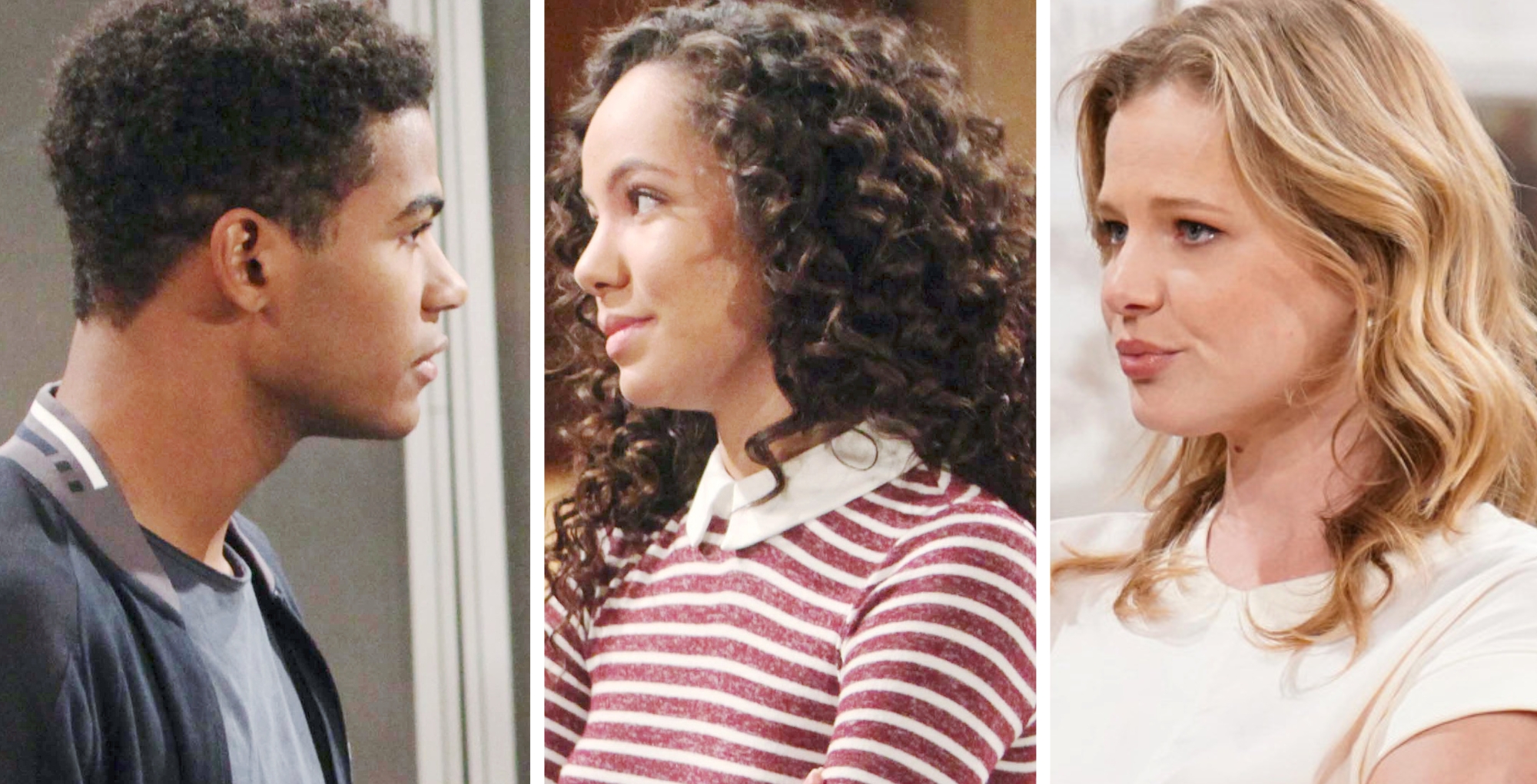 The Young and the Restless' Charlie, Mattie, and Summer.