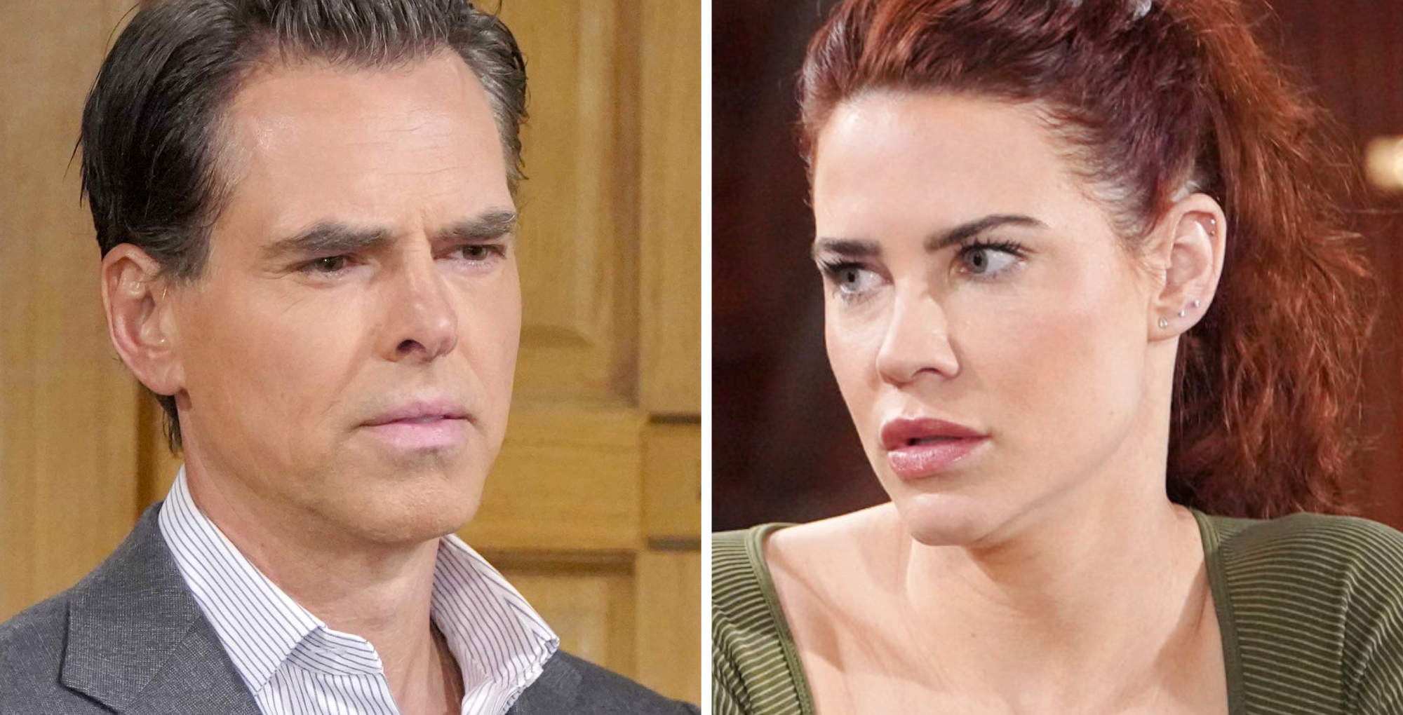 Young and the Restless Spoilers December 15 Billy and Sally looking upset.