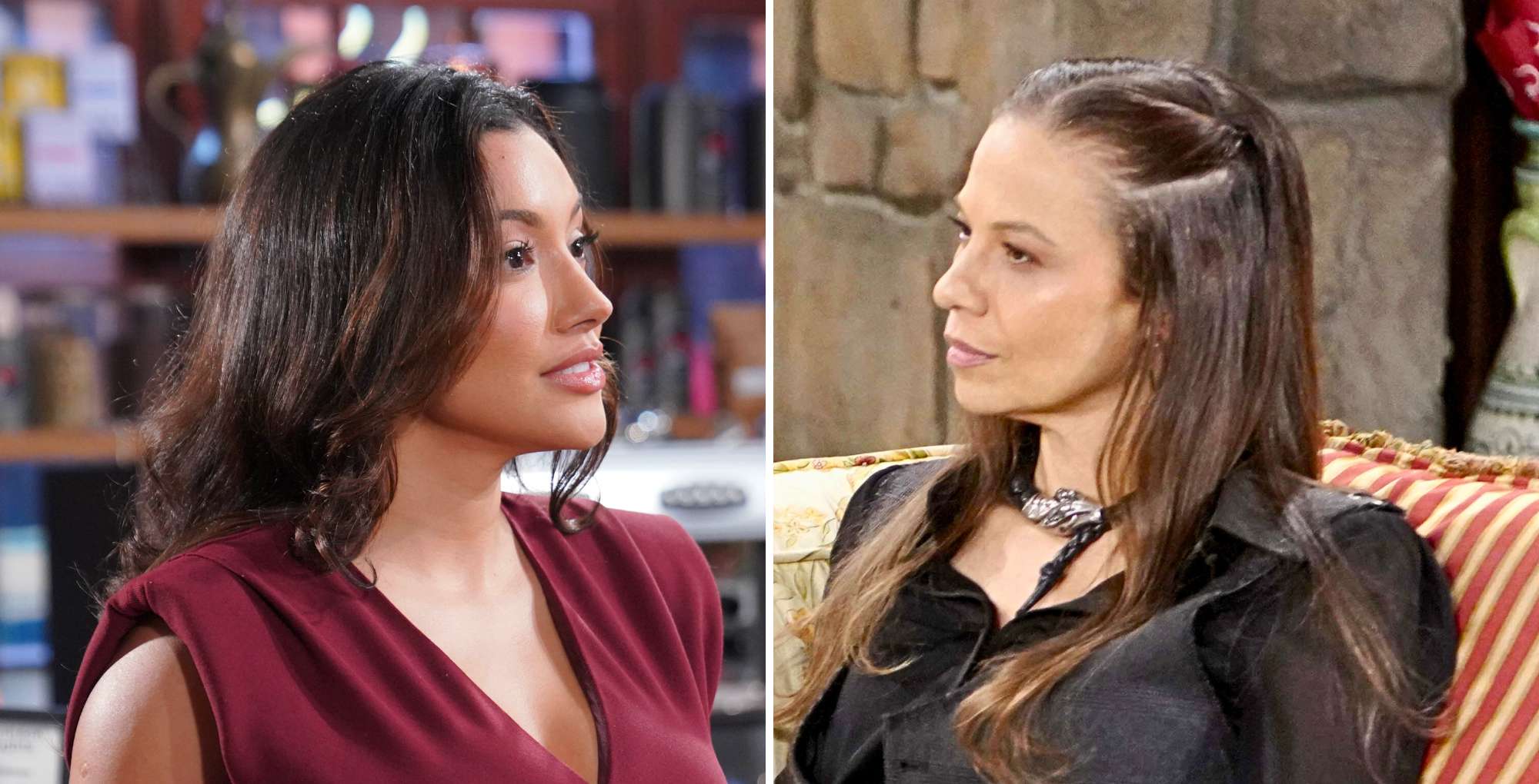Audra and Sienna on The Young and the Restless.