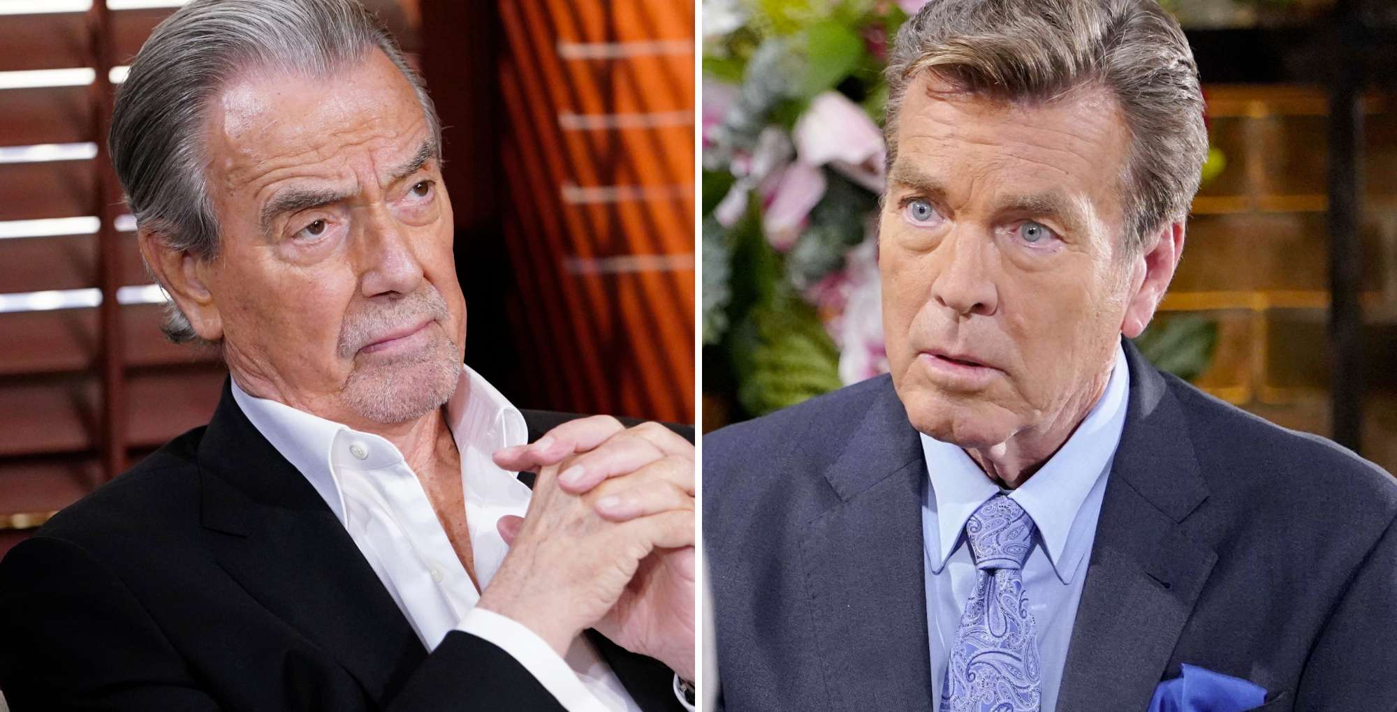 Victor and Jack look serious on The Young and the Restless.