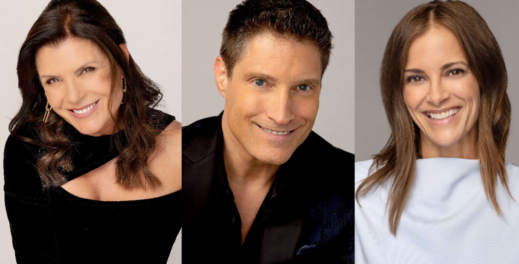 The Bold and the Beautiful stars Kimberlin Brown, Sean Kanan, and Rebecca Budig.