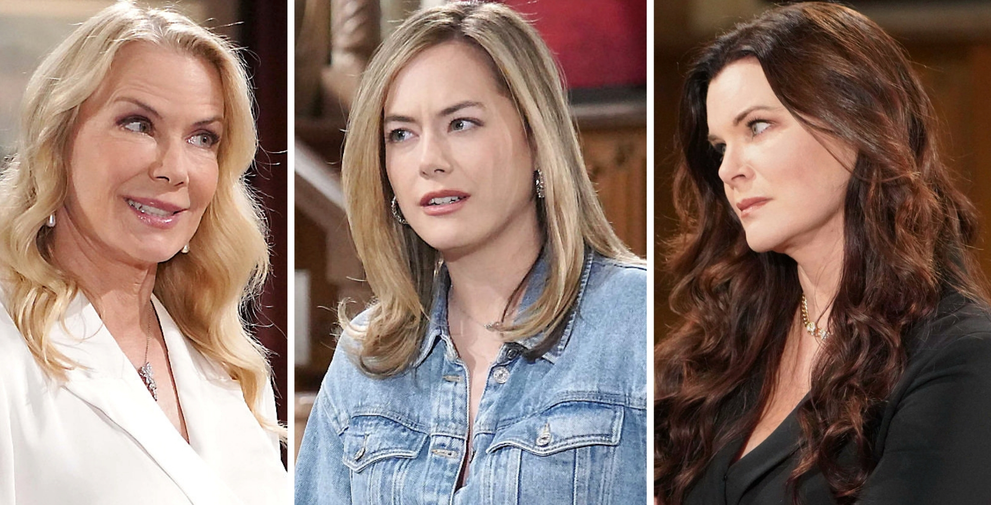 Bold and the Beautiful's Brooke, Hope, and Katie