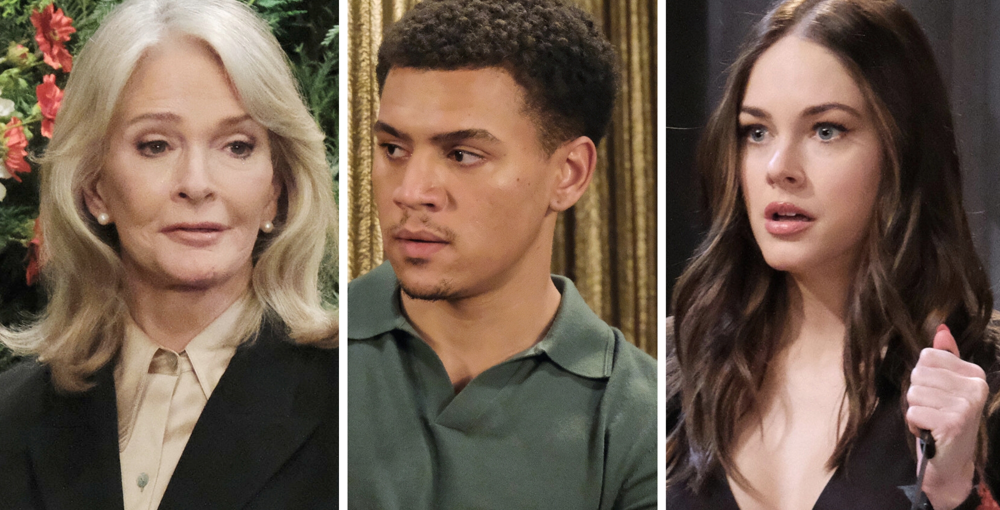 Marlena, Theo, and Stephanie on Days of our Lives