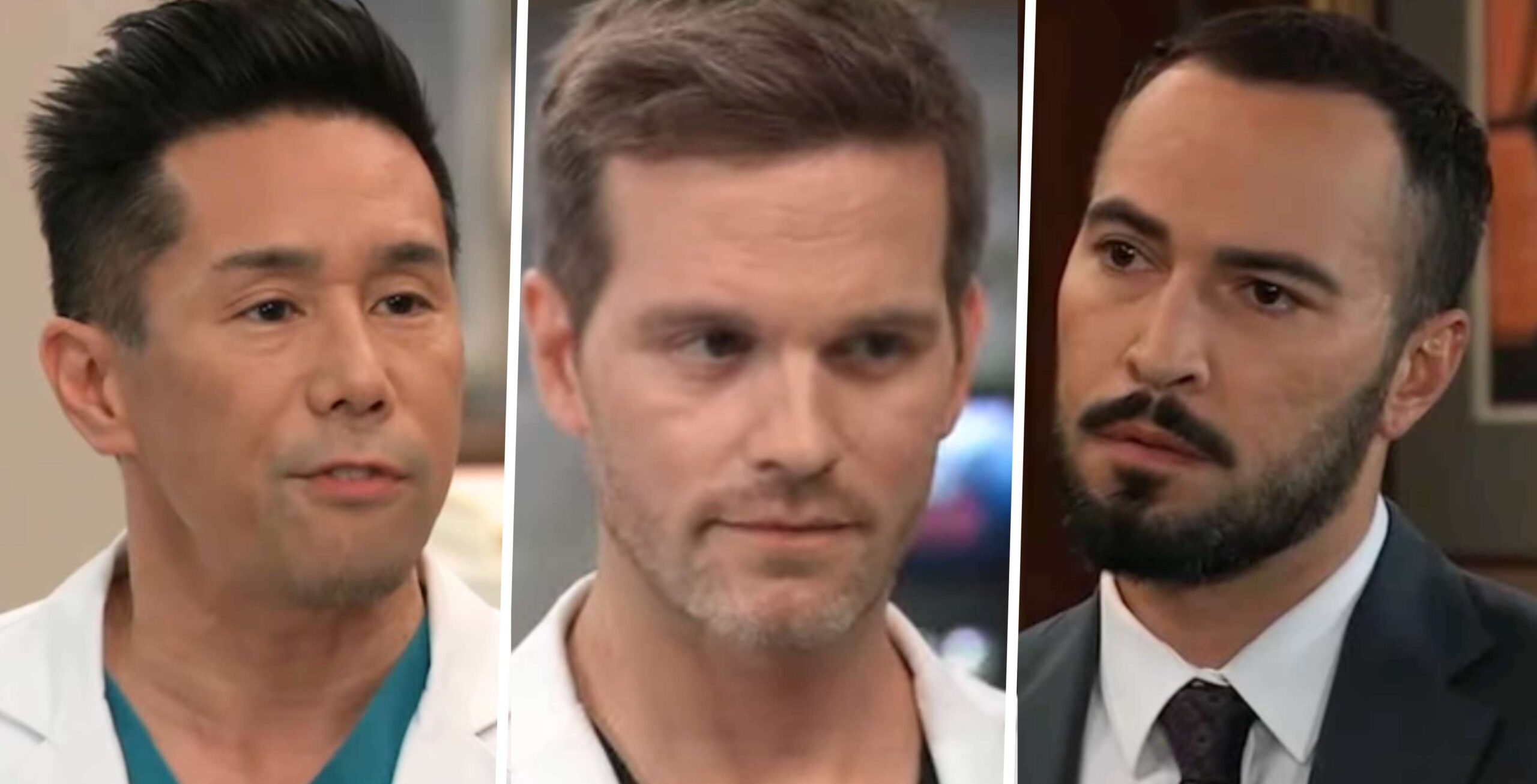 Lucas, Brad, and Marco on General Hospital