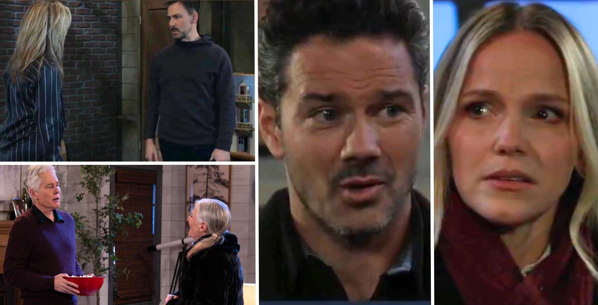Lulu and Nathan, Carly and Valentin, and Martin and Tracy on January 28th, 2026 General Hospital
