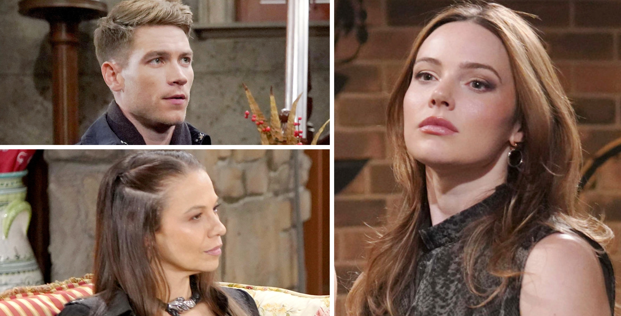 The Young and the Restless' Noah, Sienna, and Tessa.