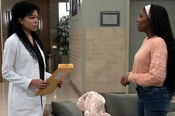 General Hospital's Portia and Trina.