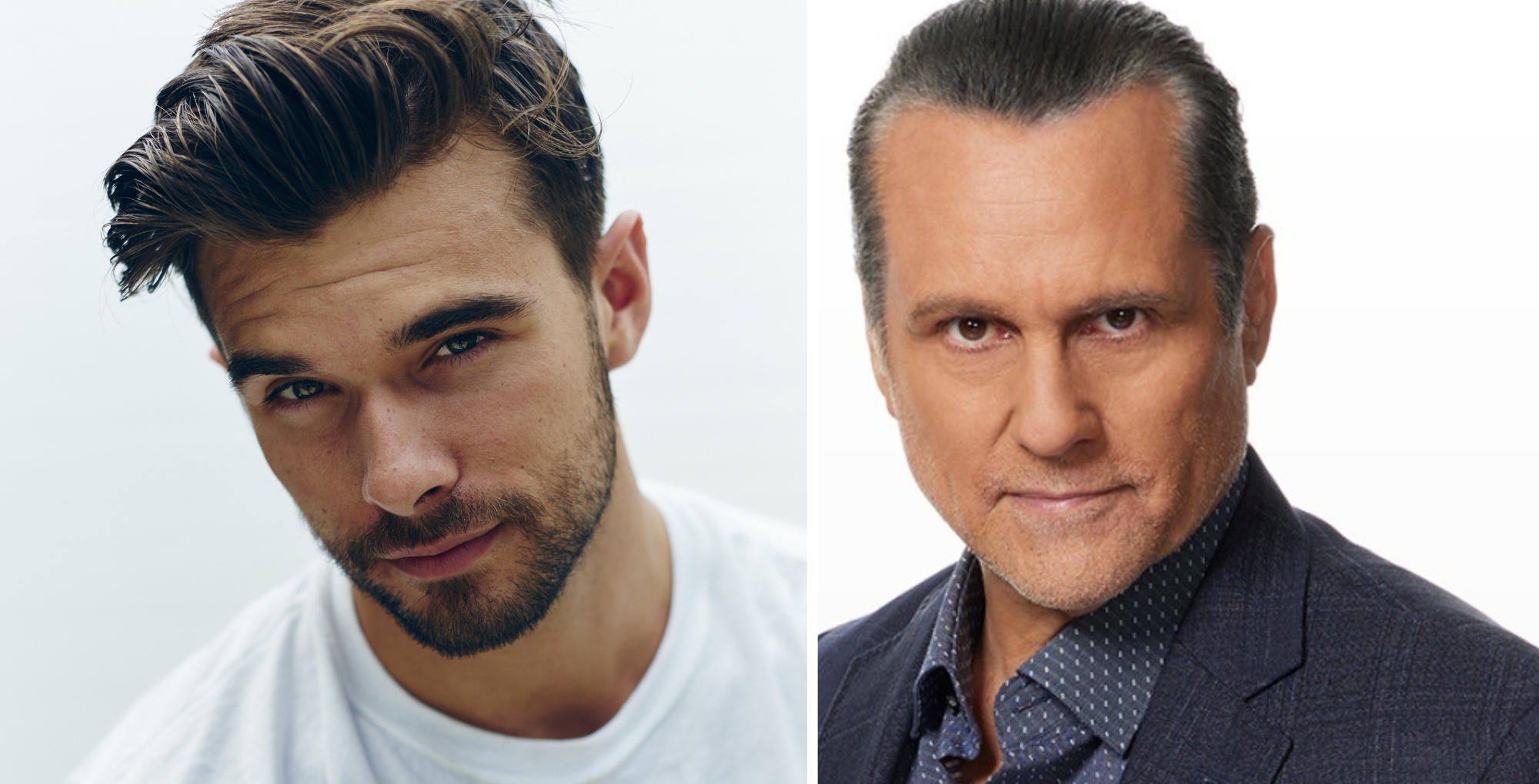General Hospital's Josh Swickard and Maurice Benard.