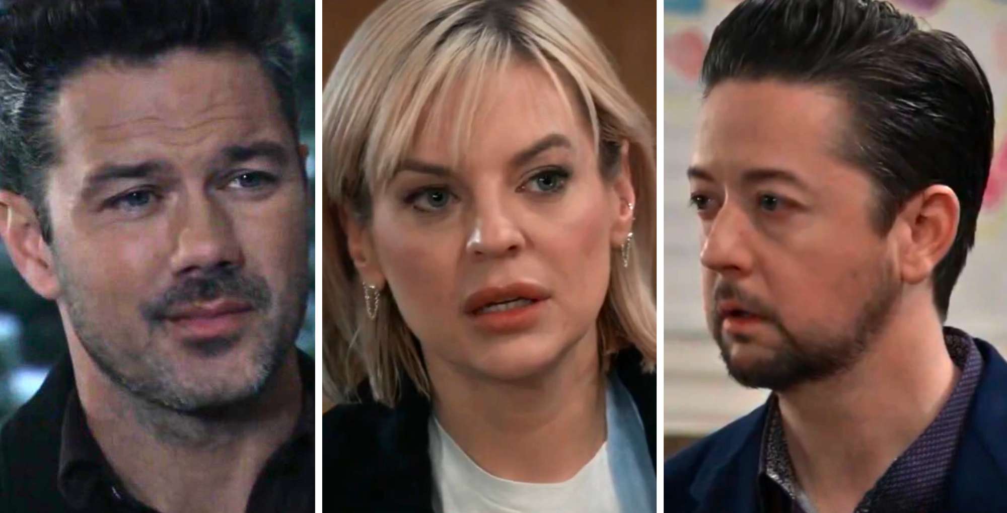 Nathan, Maxie, and Spinelli on February 23, 2026 General Hospital