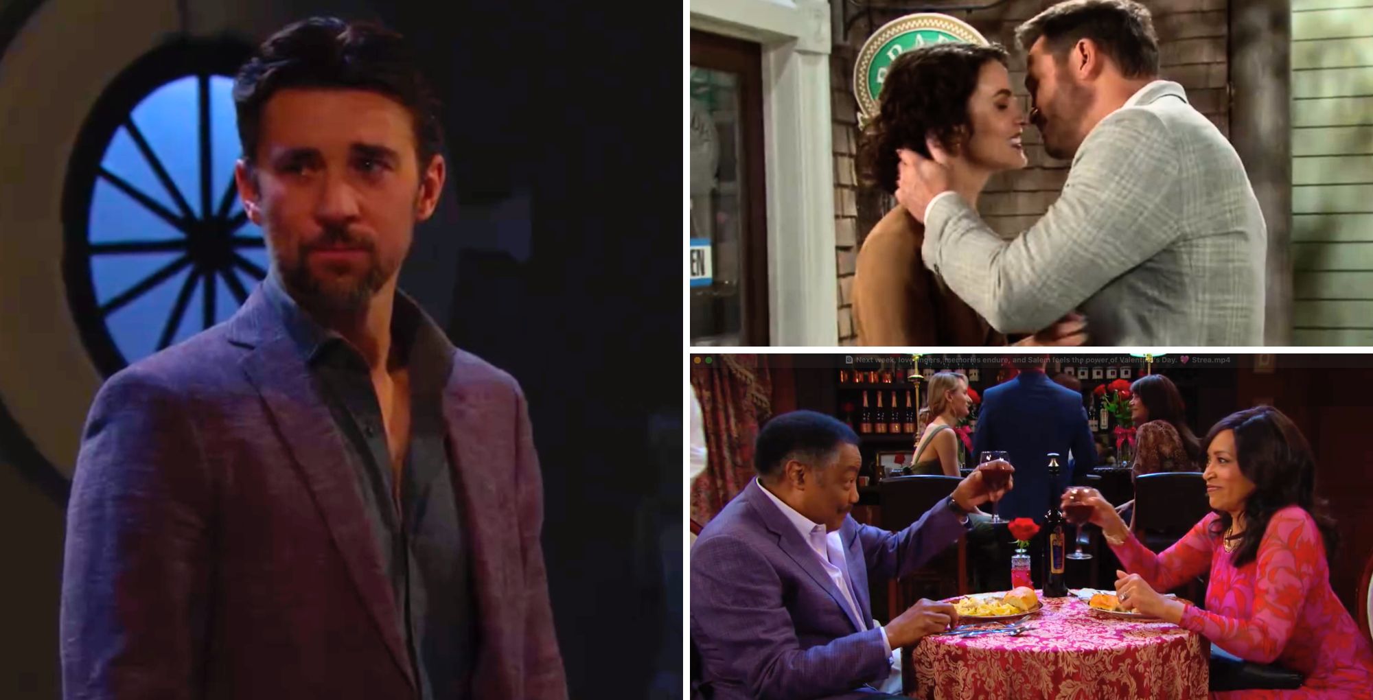 Chad, Sarah, Brady, Paulina and Abe are featured in the video preview for Days of Our Lives the week of February 16-20.