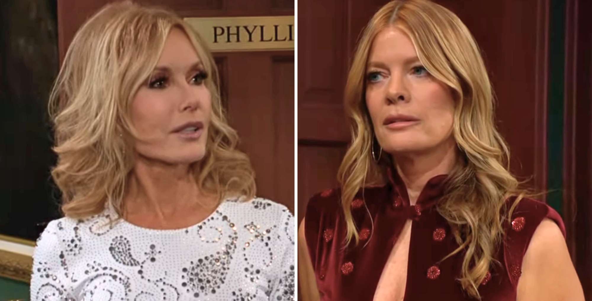 Young and the Restless February 27 Lauren and Phyllis.