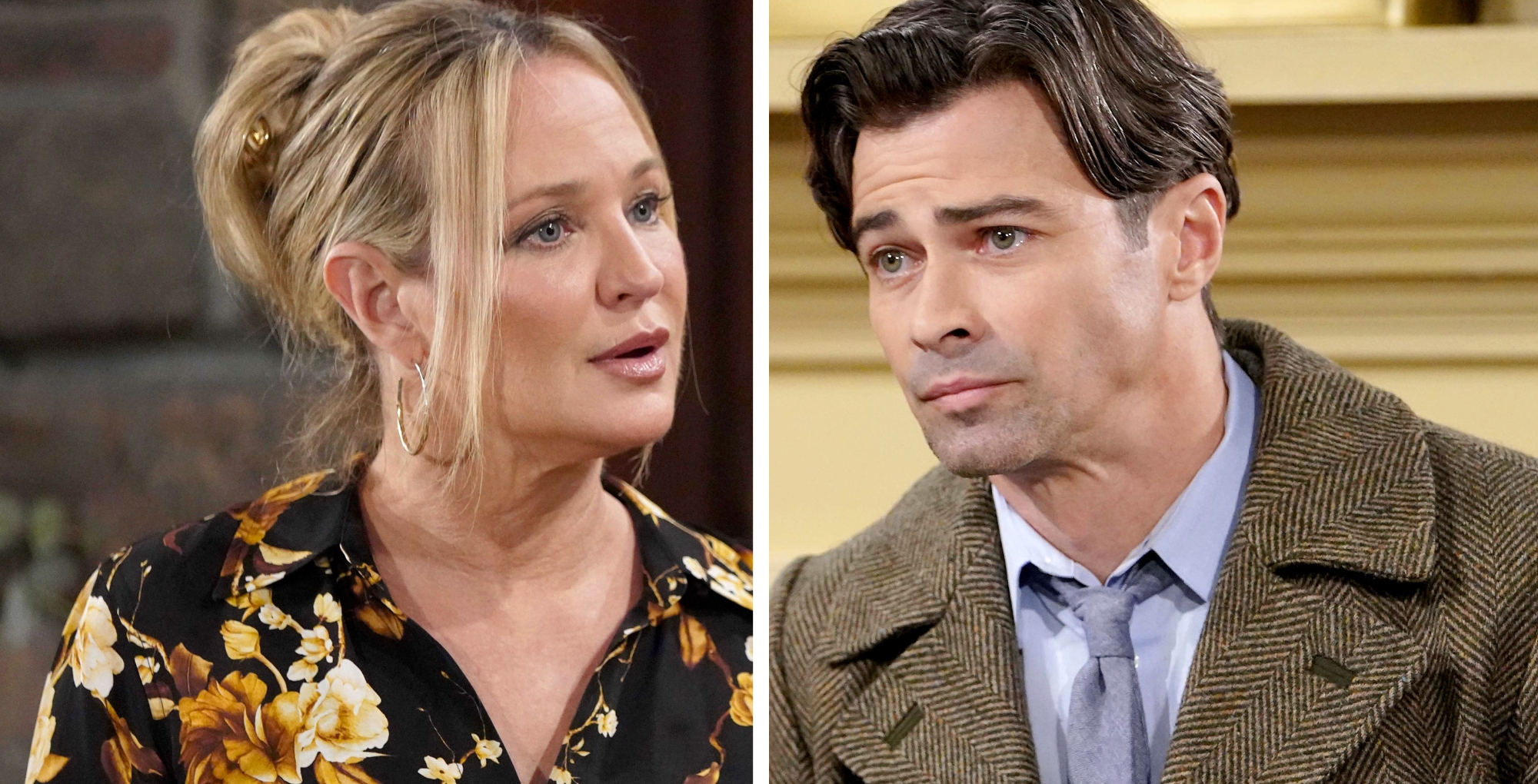 Young and the Restless' Sharon and Detective Burrow