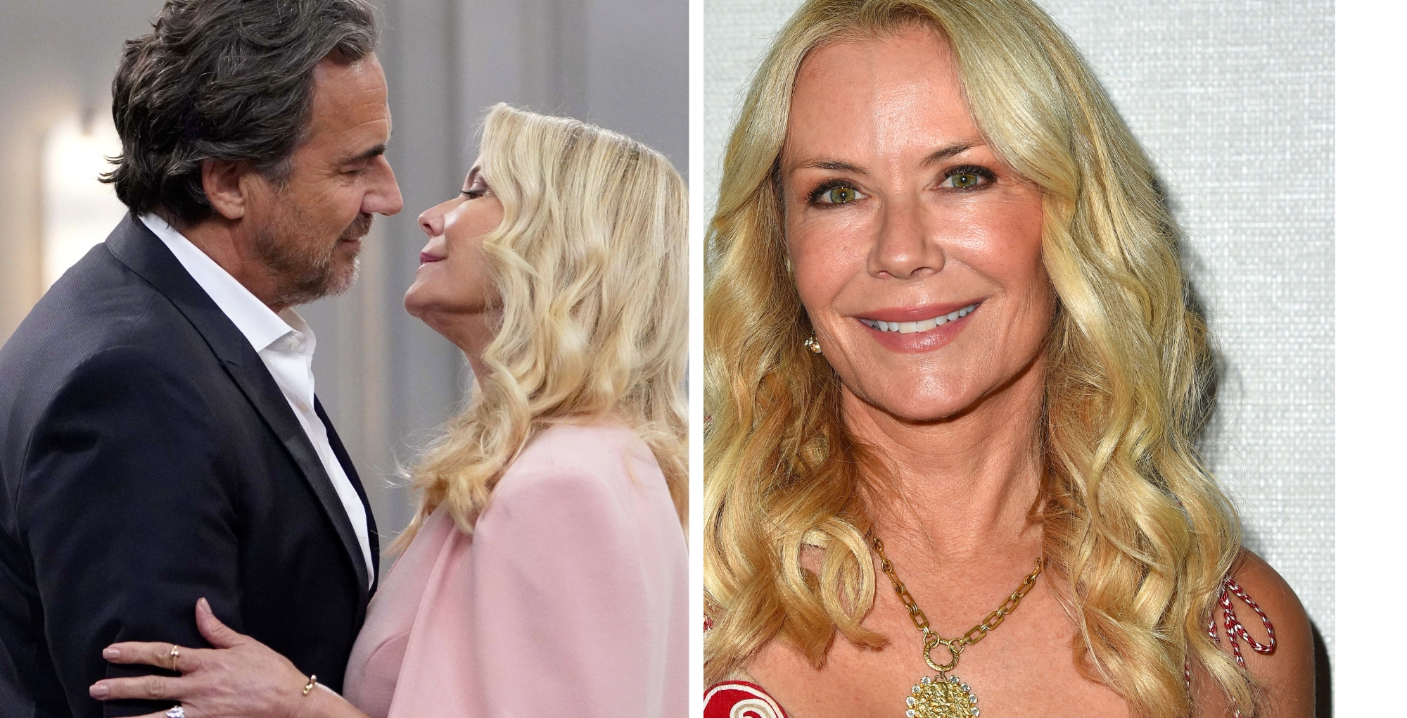 Bold and the Beautiful's Katherine Kelly Lang and Brooke and Ridge