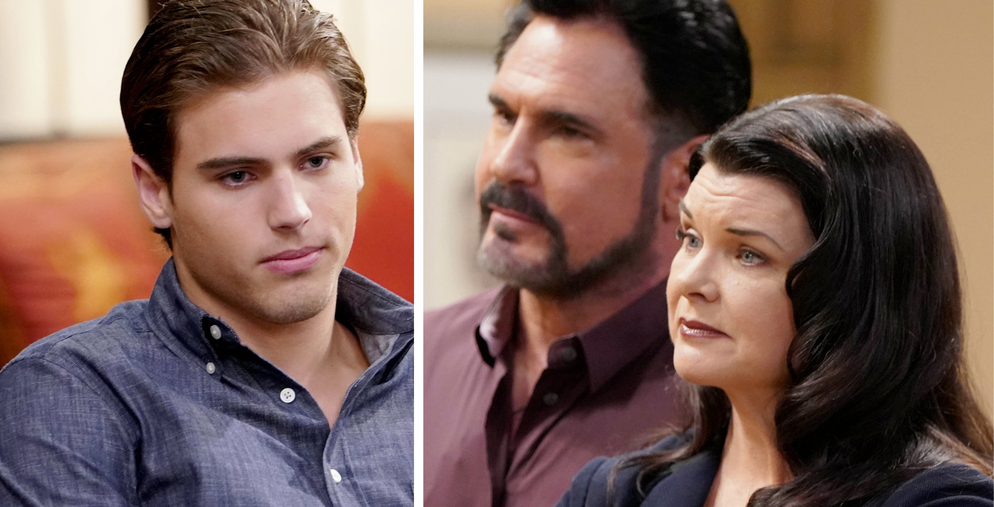 The Bold and the Beautiful's Will, Bill, and Katie.