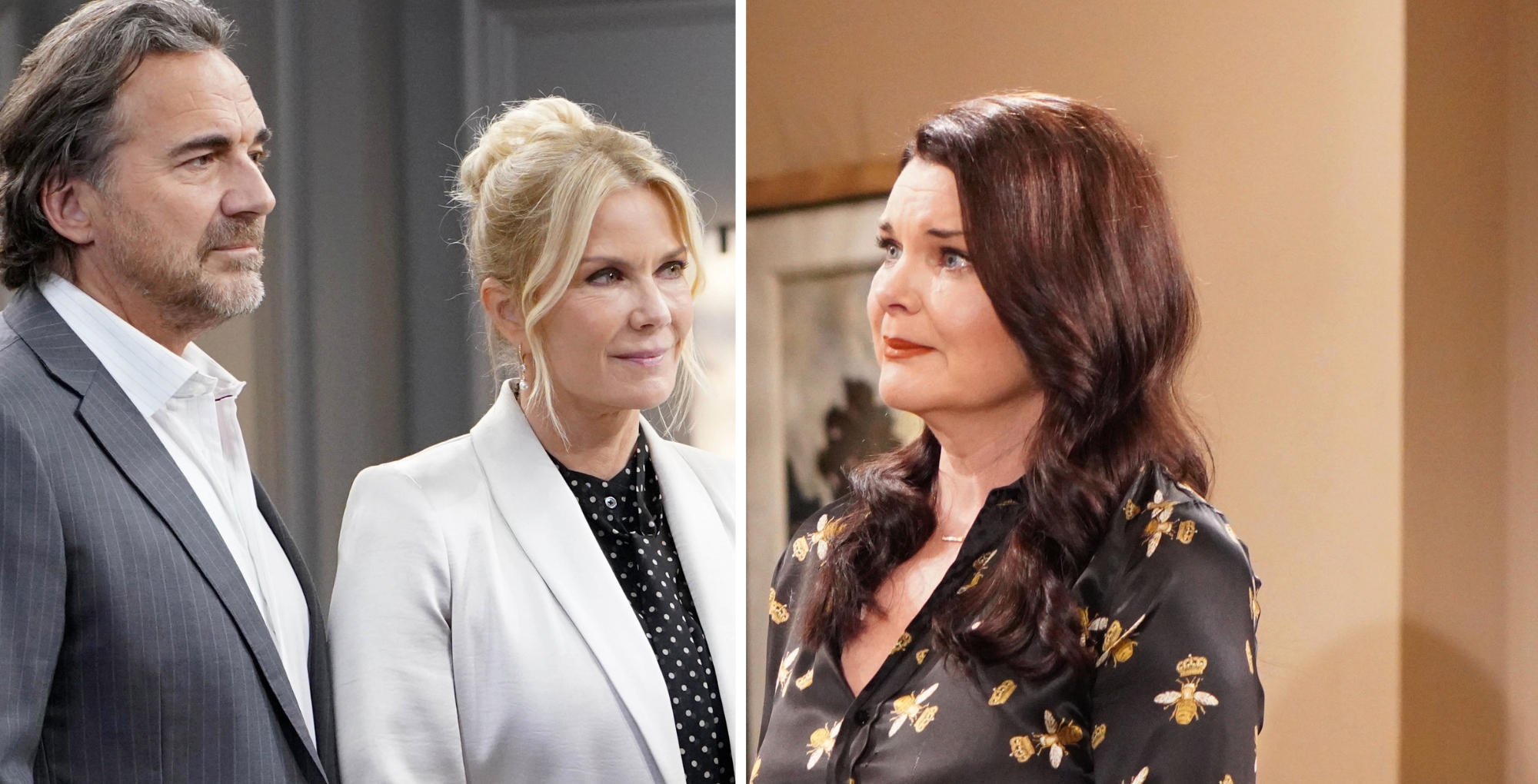 Bold and the Beautiful Must-Watch Moments March 13 Ridge, Brooke, and Katie.