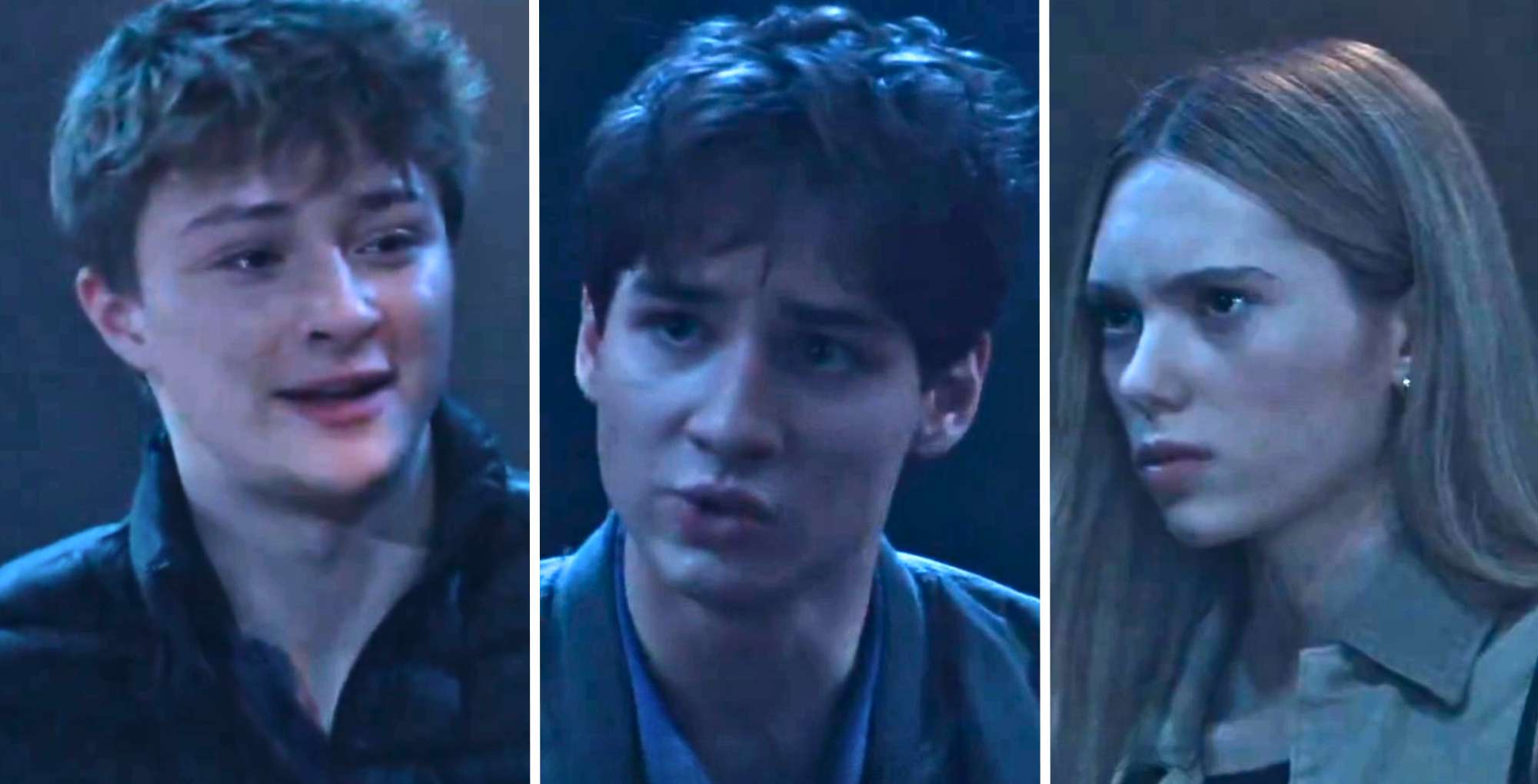 Danny, Rocco, Charlotte on March 30, 2026 General Hospital