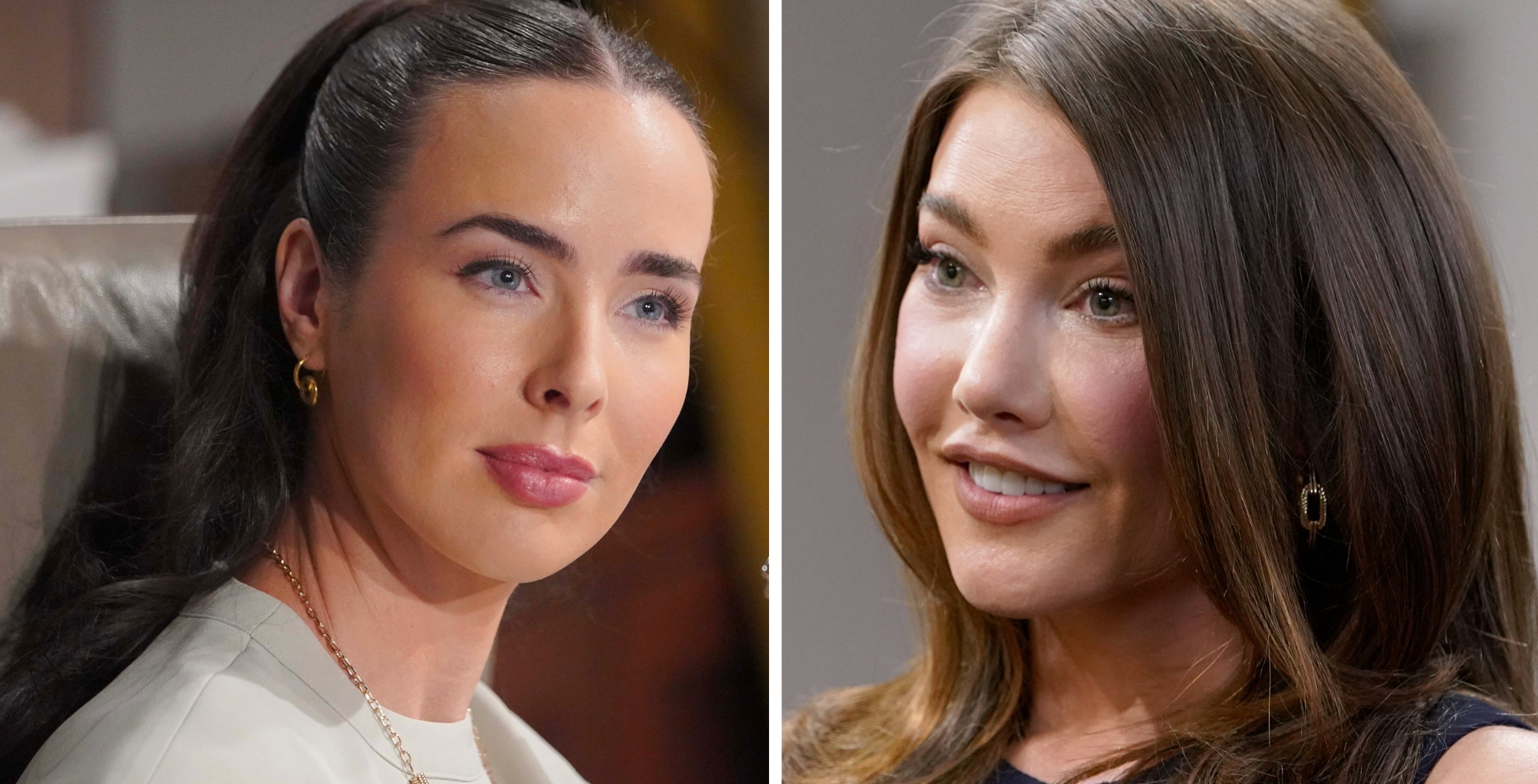 The Bold and the Beautiful actress Ashleigh Brewer as Ivy, and Steffy Forrester.