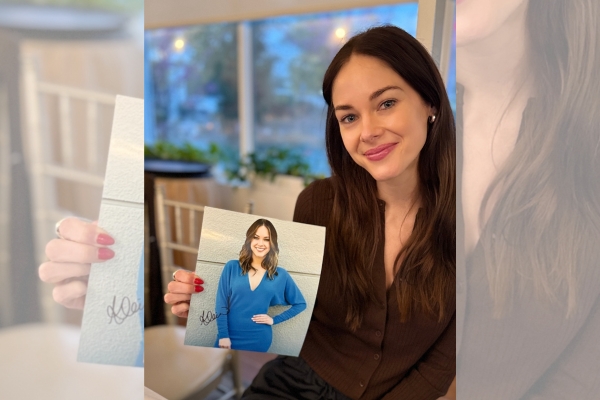 Days of Our Lives' Abigail Klein, who plays Stephanie, at the Star Struck Fan Events Morristown NJ fan gathering