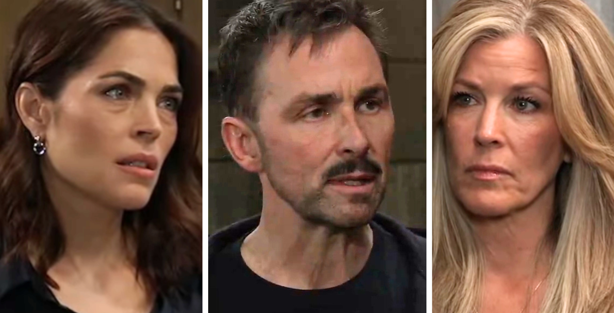 General Hospital's Britt, Valentin, and Carly.