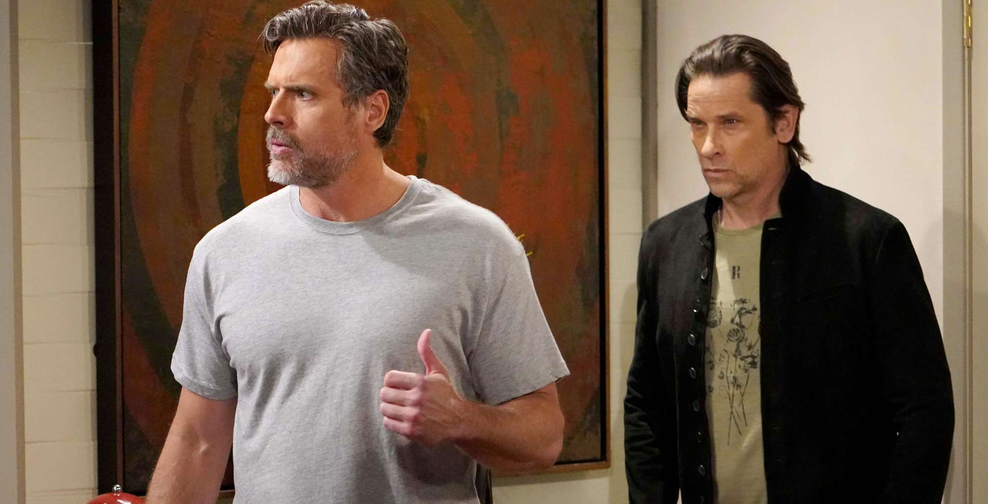 Young and the Restless April 10 Nick and Matt Clark.