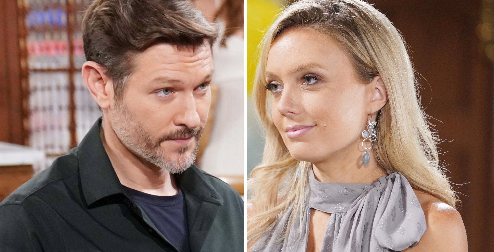 Michael Graziadei as Daniel Romalotti and Melissa Ordway as Abby Newman on Young and the Restless