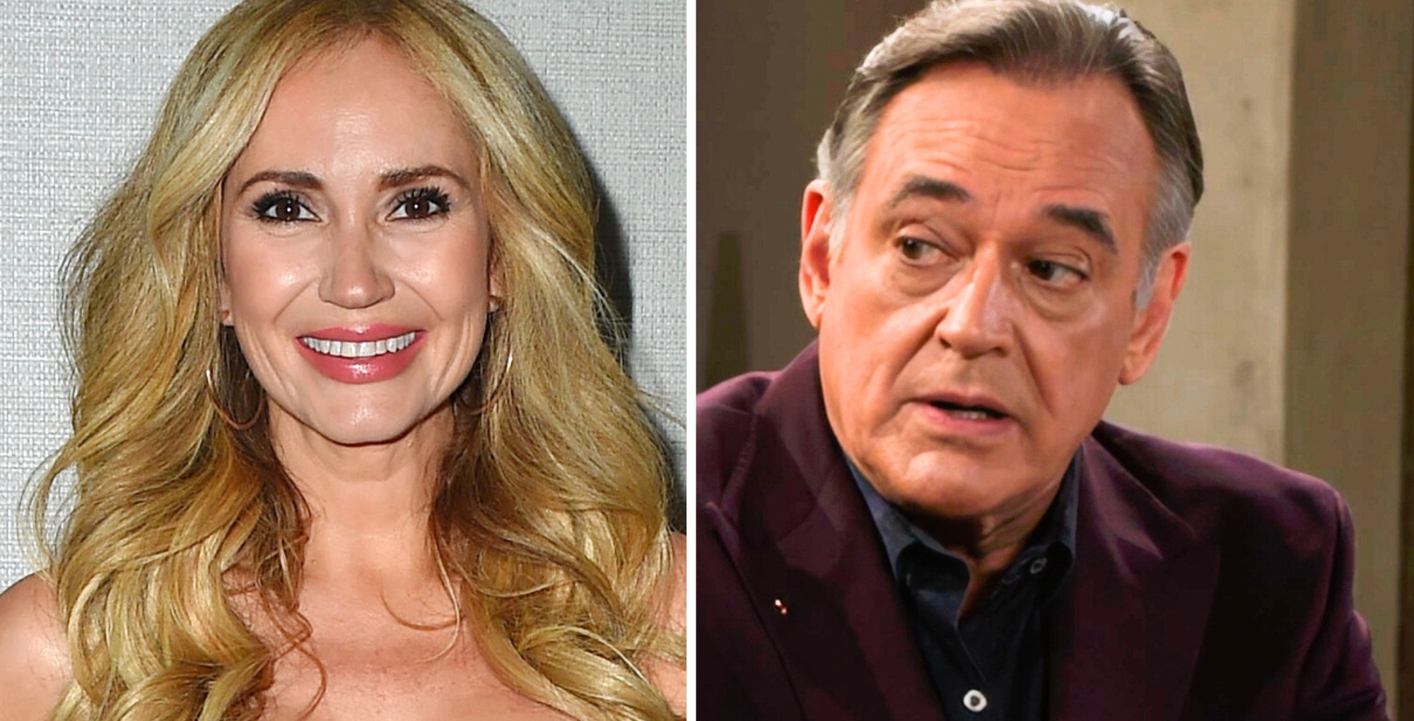 Ashley Jones and Jon Lindstrom as Joey Armstrong on Beyond the Gates