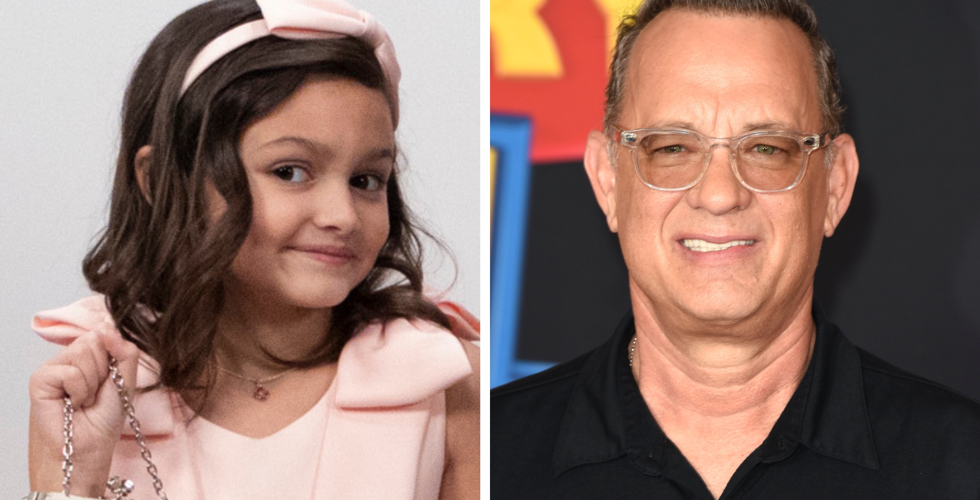 General Hospital's Scarlett Spears and Tom Hanks.