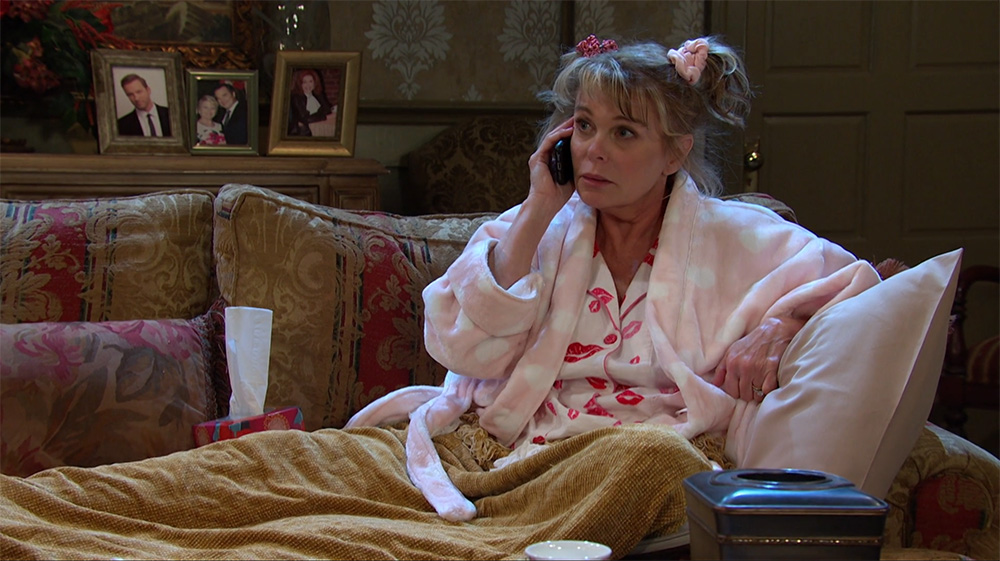 days of our lives recap for thursday, june 22, 2023 has bonnie kiriakis talking on the phone.